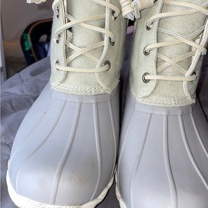 sperry boots size 7 worn once